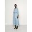 Lauren Ralph Lauren VAETELL-LONG SLEEVE-DAY DRESS Długa sukienka indigo mist wash L4221C1B1