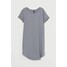 H&M Krótka sukienka typu T-shirt 0843687005 Szary