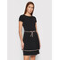 Rinascimento Sukienka codzienna CFC0105021003 Czarny Regular Fit