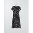 Sinsay Sukienka midi z kwiatowym wzorem YP568-MLC
