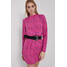 Medicine Sukienka z wzorzystej tkaniny różowa RW21-SUDC03_42A