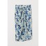 H&M Spódnica z lyocellu 0777021001 Niebieski/Batik