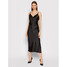 Rinascimento Sukienka koktajlowa CFC0106159003 Czarny Regular Fit