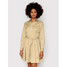 Polo Ralph Lauren Sukienka koszulowa 211838048002 Brązowy Regular Fit