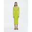 Simple Sukienka dzianinowa SI22-SUD008 Zielony Regular Fit