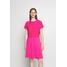 HUGO NAMASTIA Sukienka letnia bright pink HU721C0H1-J11