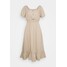 Cotton On Petite WOVEN SHORT SLEEVE MIDI CORSET DRESS Sukienka letnia latte C6A21C000-A11