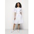 Lauren Ralph Lauren LINEN SHIRTDRESS Sukienka koszulowa white L4221C175-A11