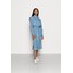 Selected Femme SLFTIME DRESS Sukienka letnia medium blue denim SE521C12C-K11