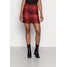 Tommy Hilfiger SHADOW CHECK SKIRT Spódnica mini big shadow red / primary red TO121B094-E11