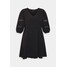 Vero Moda Curve VMGINNY SHORT DRESS Sukienka letnia black VEE21C0CV-Q11