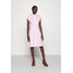 KARL LAGERFELD PINSTRIPE POPLIN SHIRT DRESS Sukienka koszulowa pink K4821C04B-J11