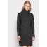 Vero Moda VMBRILLIANT ROLLNECK DRESS Sukienka dzianinowa black melange VE121C1IT-Q11