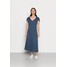 Esprit Collection Długa sukienka grey blue ES421C1HH-C11