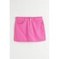 H&M Krótka spódnica z diagonalu - 1045047001 Różowy