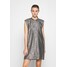 Monki ALVINA BLING DRESS Sukienka koktajlowa silver / black MOQ21C099-D11