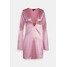 NEW girl ORDER FLARE SLEEVE DRESS Sukienka koktajlowa pink NEM21C01S-J11