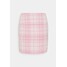 Missguided BRUSHED CHECK MINI SKIRT Spódnica mini pink M0Q21B0BN-J11