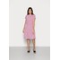 Tommy Hilfiger KNEE DRESS Sukienka koszulowa pink TO121C0HZ-J11