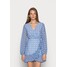 IN THE STYLE FLORAL PRINT WRAP DRESS Sukienka letnia blue I0421C008-K11