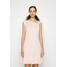 Lauren Ralph Lauren ASYMMETRICAL JERSEY DRESS Sukienka z dżerseju pale pink L4221C1D5-J11