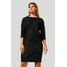 Greenpoint Sukienka koktajlowa shiny black G0Y21C059-Q11