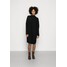 Marc O'Polo DRESS SHORTSLEEVE ROUND-NECK RICE CORN STRUCTURE Sukienka dzianinowa black MA321C0Q0-Q11