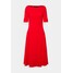 Lauren Ralph Lauren MUNZIE ELBOW SLEEVE DAY DRESS Sukienka z dżerseju lipstick red L4221C1BQ-G11