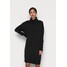 Vero Moda VMKATIE ROLLNECK DRESS Sukienka dzianinowa dark grey melange VE121C336-C11