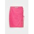 NA-KD OVERLAP LINEN SKIRT Spódnica mini pink NAA21B05E-J11