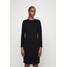 Calvin Klein SEAM DRESS Sukienka dzianinowa black 6CA21C055-Q11
