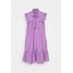 Vivetta DRESS Sukienka letnia rigato viola/bianco VIQ21C010-I11
