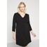 Vero Moda Curve VMALBERTA VNECK DRESS Sukienka z dżerseju black VEE21C04B-Q11