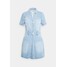Noisy May Petite LISA DRESS Sukienka jeansowa light blue denim NM521C043-K11