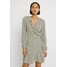 ONLY ONLCARLY WRAP SHORT DRESS Sukienka letnia seagrass ON321C1T0-T11