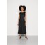 Marc O'Polo DRESS FEMININE SILHOUETTE CUTLINES SLITS MIDI LENGTH Sukienka letnia dusty black MA321C0P7-Q11