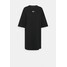 Tommy Jeans ESSENTIAL BADGE TEE DRESS Sukienka z dżerseju black TOB21C05N-Q11