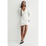 H&M Krótka sukienka z dżerseju 0994540002 Biały