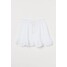 H&M H&M+ Krótka spódnica z bawełny 0878382001 Biały