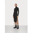 Calvin Klein Jeans ROLL NECK DRESS Sukienka letnia black C1821C08R-Q11