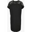 Urban Classics LADIES LACE TEE DRESS Sukienka letnia schwarz UR621C01W-Q11