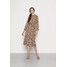 Vero Moda VMVILMA CALF DRESS Sukienka letnia dark olive VE121C319-M11