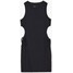 Cropp Czarna sukienka z wycięciami 6867N-99X