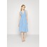 WAL G. ADDISON V NECK MIDI DRESS Sukienka z dżerseju cornflower blue WG021C0S1-K11