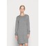 edc by Esprit DRESS Sukienka dzianinowa grey medium ED121C0V5-C11