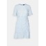 Vero Moda Petite VMHENNA ONECK SHORT DRESS Sukienka letnia blue bell/mini henna VM021C0E3-K11