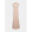 Rosemunde LONG DRESS OPEN BACK SHORT SLEEVE Suknia balowa vintage powder RM021C01P-J11