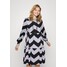 ONLY ONLELCOS EMMA HOOD DRESS Sukienka z dżerseju light grey melange/black ON321C2OK-C11