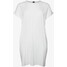 Vero Moda Curve Sukienka z dżerseju bright white VEE21C0CE-A11