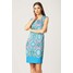 Quiosque Kolorowa dopasowana sukienka ze wzorem 4LM015853